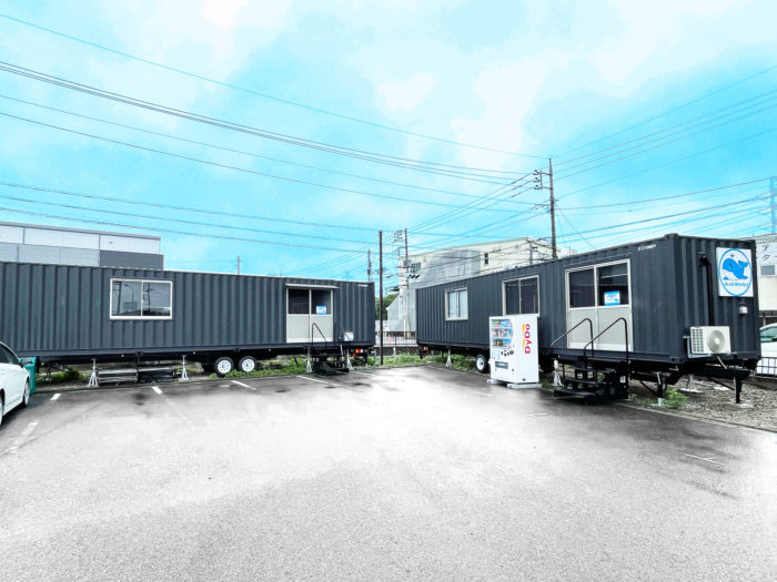 富士運輸所沢支店　トレーラハウスで営業所認可取得