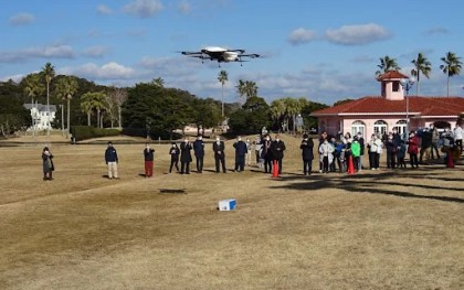 【動画】セイノーＨＤなど、千葉・勝浦でドローン輸送実証　地元商店街と連携