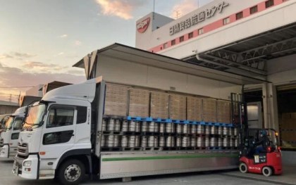 サッポロＧ物流＆日清、静岡―大阪で混載輸送　重量・容積 積載率100％実現　ＣＯ２排出量年、10㌧削減