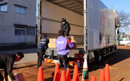 能登地震、物資輸送を3段階で展開　荷待ち長く引き返しも