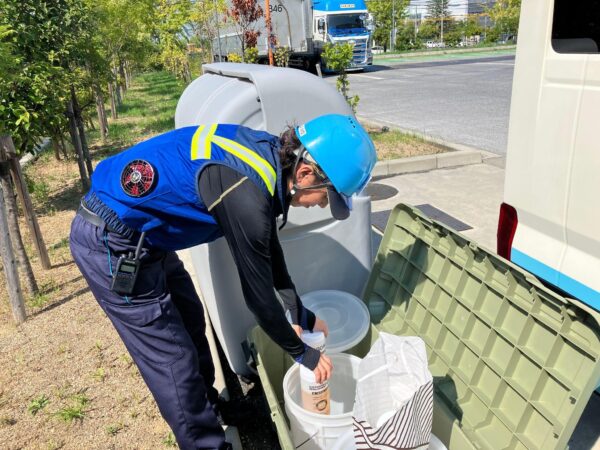 サントリーロジ、廃食油をトラック燃料に　社員など協力 回収スポット設置　GHGを19年比半減へ