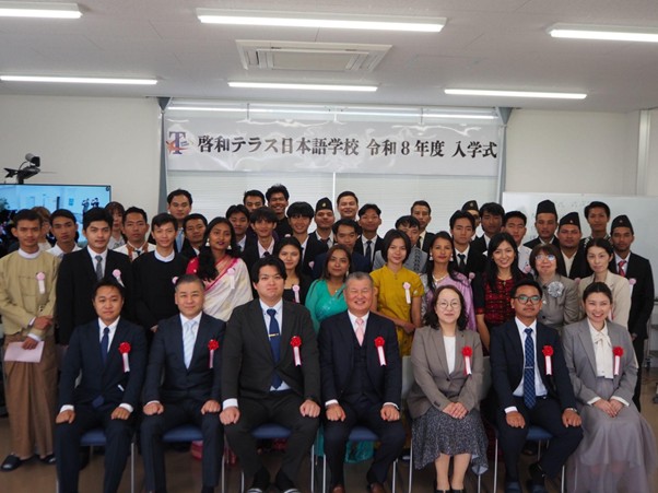 啓和運輸運営の日本語学校、外国人材32人入学
