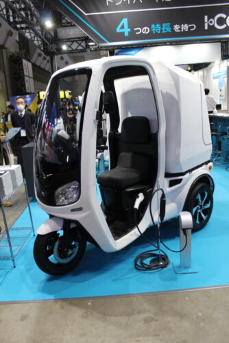 ベクトリクスジャパン　小型商用バッテリー式電気自動車「Ｉ―Ｃａｒｇｏ」をＰＲ